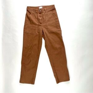 Wilfred Tan High-Rise Trousers